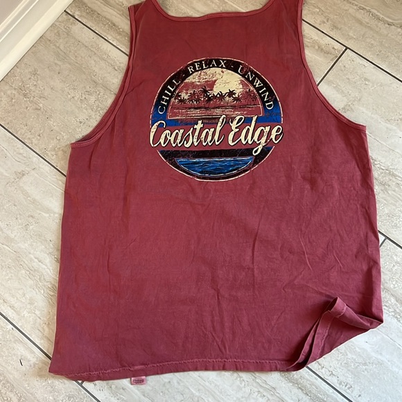 Mens Coastal Edge tank top - Picture 4 of 5